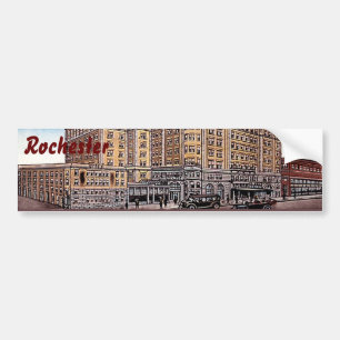 Vintage Hotel Seneca Rochester NY Aufkleber Autoaufkleber