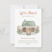 Vintage House Moving Announcement Einladung (Vorderseite)