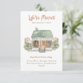 Vintage House Moving Announcement Einladung (Stehend Vorderseite)