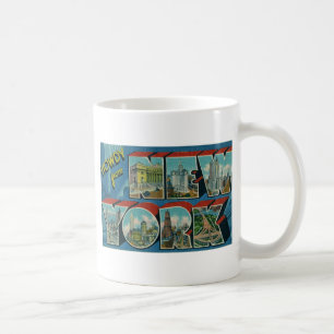 Vintage Howdy aus New York Kaffeetasse