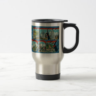 Vintage Howdy aus New York Reisebecher