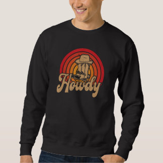 Vintage Howdy Rodeo Western Country Southern Cowbo Sweatshirt