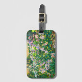 Vintage hübsche Blume Windblumenillustrierung Gepäckanhänger (Vorderseite Vertikal)