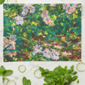 Vintage hübsche Blume Windblumenillustrierung Geschirrtuch (Gefaltet)