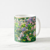 Vintage hübsche Blume Windblumenillustrierung Kaffeetasse (VorderseiteRechts)