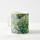 Vintage hübsche Blume Windblumenillustrierung Kaffeetasse (Vorderseite Links)