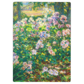 Vintage hübsche Blume Windblumenillustrierung Klemmbrett (Rückseite)