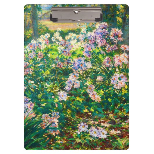 Vintage hübsche Blume Windblumenillustrierung Klemmbrett (Vorderseite)