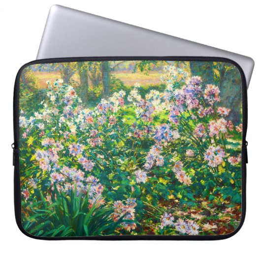 Vintage hübsche Blume Windblumenillustrierung Laptopschutzhülle (Vorderseite)