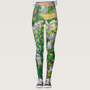 Vintage hübsche Blume Windblumenillustrierung Leggings