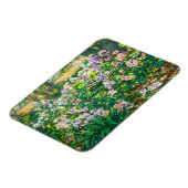 Vintage hübsche Blume Windblumenillustrierung Magnet (Linke Seite)