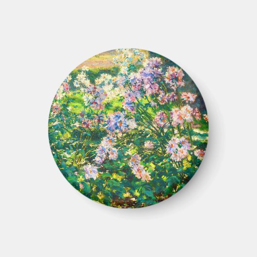 Vintage hübsche Blume Windblumenillustrierung Magnet (Vorne)