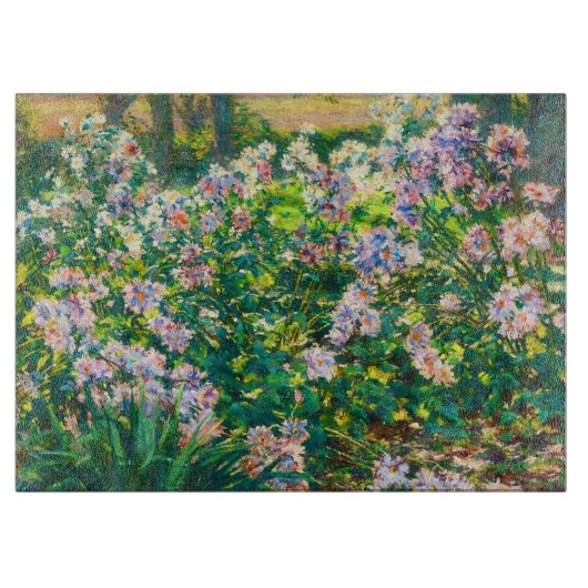 Vintage hübsche Blume Windblumenillustrierung Schneidebrett (Vorderseite)