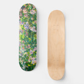 Vintage hübsche Blume Windblumenillustrierung Skateboard (Vorderseite)