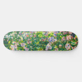 Vintage hübsche Blume Windblumenillustrierung Skateboard (Horizontal)