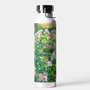 Vintage hübsche Blume Windblumenillustrierung Trinkflasche