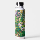 Vintage hübsche Blume Windblumenillustrierung Trinkflasche (Rechts)