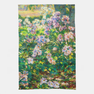Vintage hübsche Blumen Windblumen Illustration Geschirrtuch