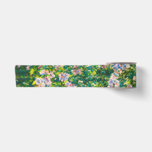 Vintage hübsche Blumen Windblumen Illustration Satinband