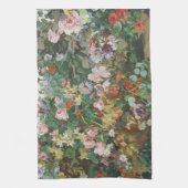 Vintage hübsche bunte Blumen Blumenmalerei Geschirrtuch (Vertikal)