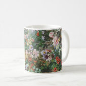 Vintage hübsche bunte Blumen Blumenmalerei Kaffeetasse (VorderseiteRechts)