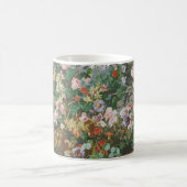 Vintage hübsche bunte Blumen Blumenmalerei Kaffeetasse (Mittel)