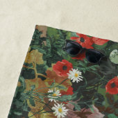 Vintage hübsche bunte Blumen Blumenmalerei Strandtuch (Beispiel)
