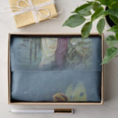 Vintage Hübsche Fee Harp Candle Ocean Seidenpapier (Geschenk)