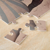 Vintage Hübsche Frauen sitzen am Strand Puzzle (Seite)