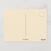 Vintage Hübsche irische Dame mit Kleeblättern Postkarte (Rückseite)