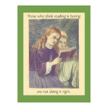 Vintage Hübsche Schwestern lesen ein Buch mit Zita