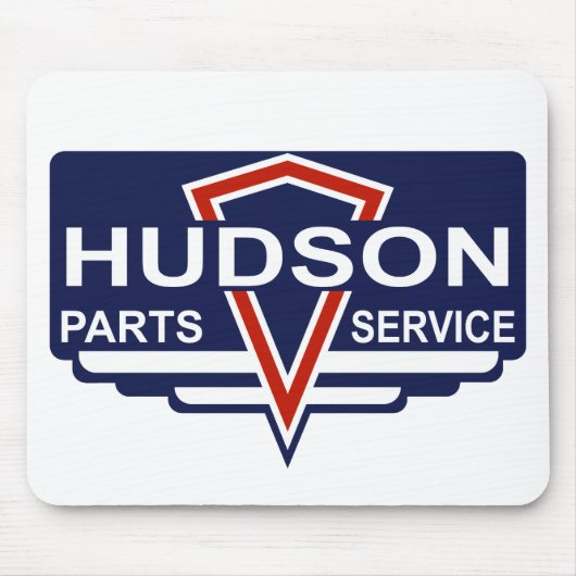 Vintage-Hudson-Teile-Schild Mousepad (Vorne)