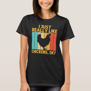 Vintage-Huhn für Männer Frauen Hühnerhaltung T-Shirt