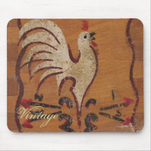 Vintage Hühner-Mauspad Mousepad