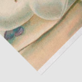 Vintage Hühner Ostern Urlaub Seidenpapier (Ausschnitt)