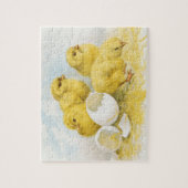 Vintage Hühner Puzzle (Vertikal)