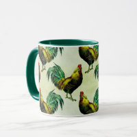 Vintage Hühner-Tasse