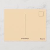 Vintage Hühnerfamilie Ostersonntag Postkarte (Rückseite)