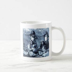 Vintage Hula-Mädchen aus dem Territorium Hawaii Kaffeetasse