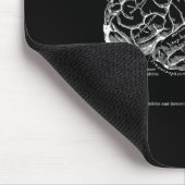 Vintage Human Anatomie Gehirn T- Mousepad (Ecke)