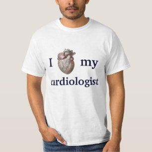 Vintage-Human-Anatomie Ich liebe meinen Kardiologe T-Shirt