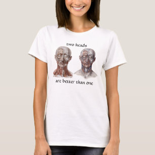 Vintage Humananatomie Wissenschaft, Kopf Kehle Nas T-Shirt