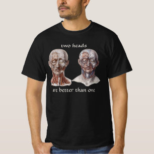 Vintage Humananatomie Wissenschaft, Kopf Kehle Nas T-Shirt