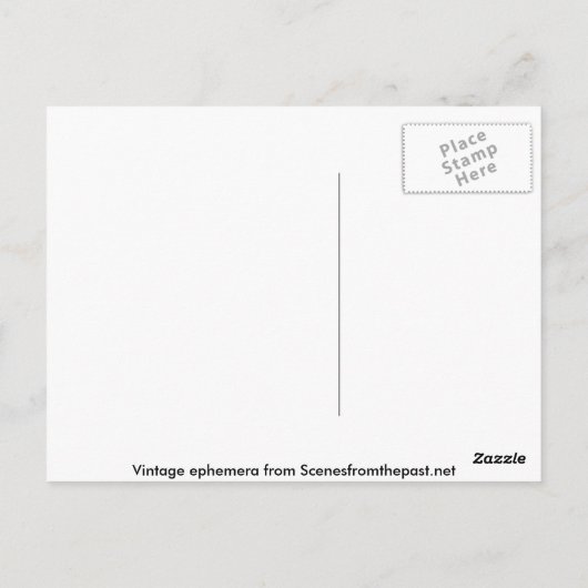 Vintage Humber Bike-Werbung Postkarte (Rückseite)