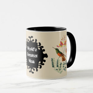 Vintage-Hummelbird-Tasse 'World's Greatest Mom' Tasse