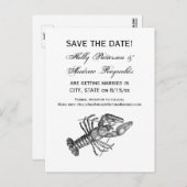 Vintage Hummer #1 Zeichnend Ankündigungspostkarte (Vorne/Hinten)