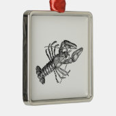 Vintage Hummer #1 Zeichnend Ornament Aus Metall (Rechts)