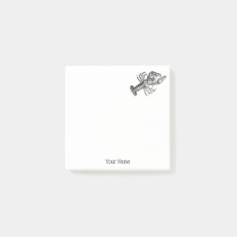 Vintage Hummer #1 Zeichnend Post-it Klebezettel