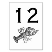 Vintage Hummer #1 Zeichnend Tischnummer (Rückseite)