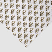 Vintage Hummer #3 Zeichnend Seidenpapier (Ausschnitt)